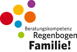 Logo des Projektes Beratungskompetenz zu Regenbogenfamilien