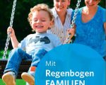 Flyer “Mit RegenbogenFamilien neue Wege gehen”